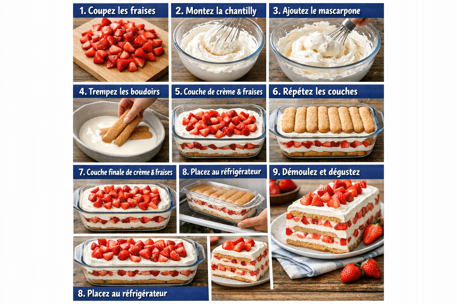 Étape par Étape: Terrine de boudoirs aux frai