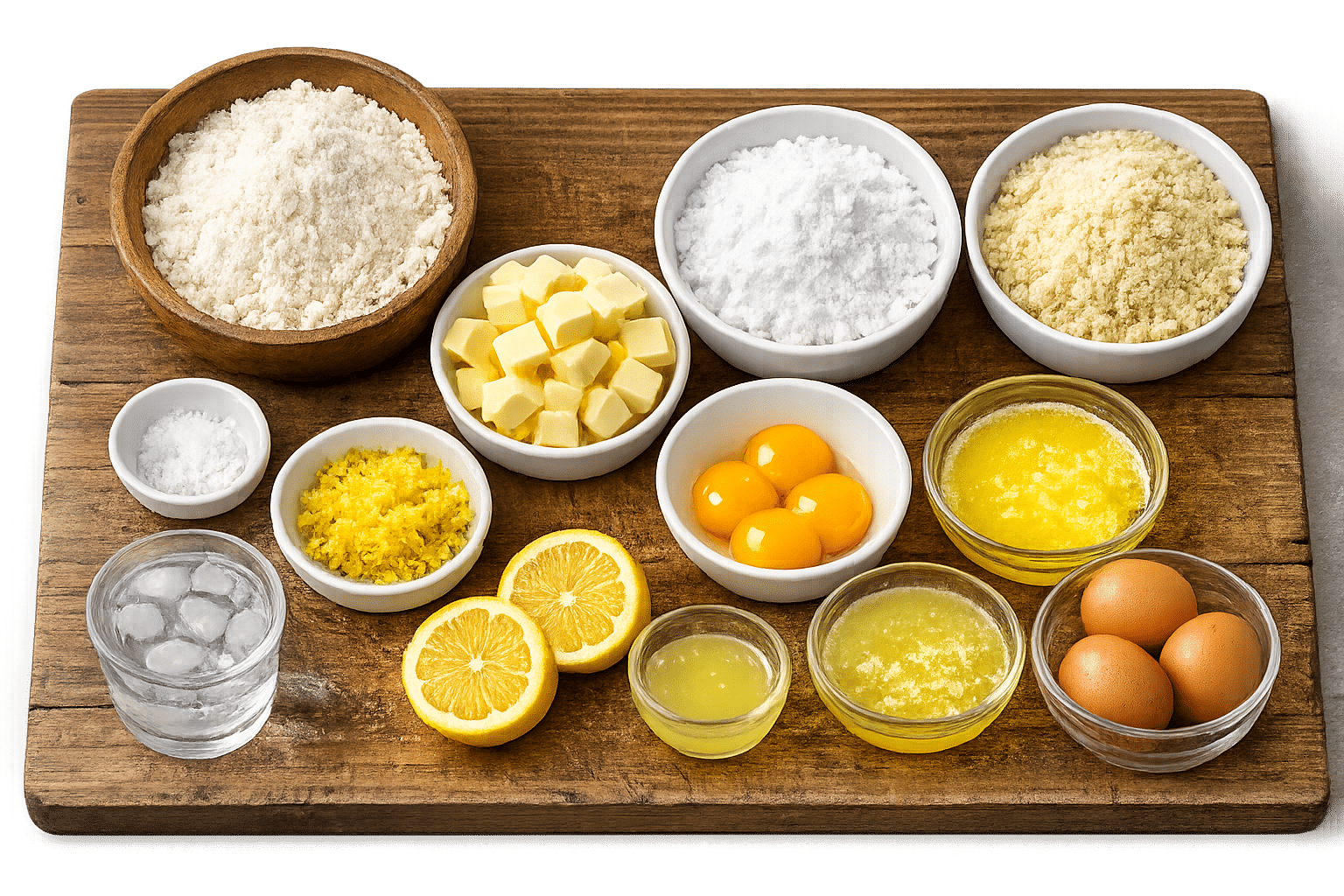 La Liste des Ingrédients : Tarte Frangipane au Citron : L’Équilibre Parfait entre Douceur et Acidité