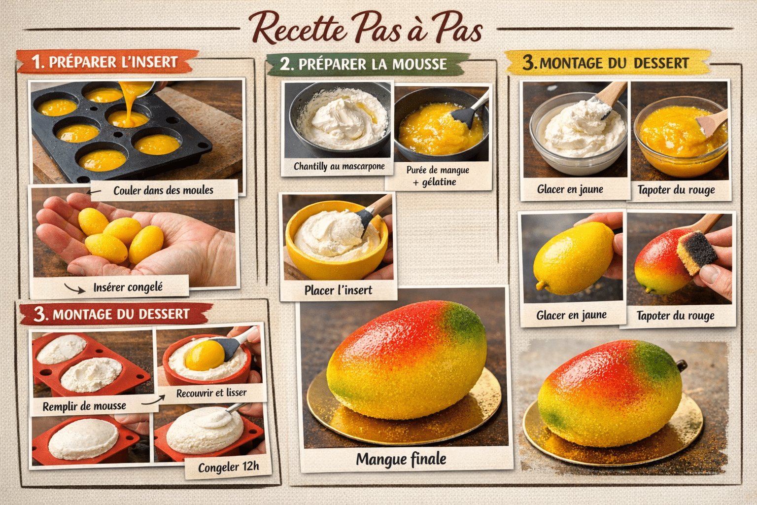 Étape par Étape: Trompe-l’Œil à la Mangue : Le Secret de l'Illusion Culinaire