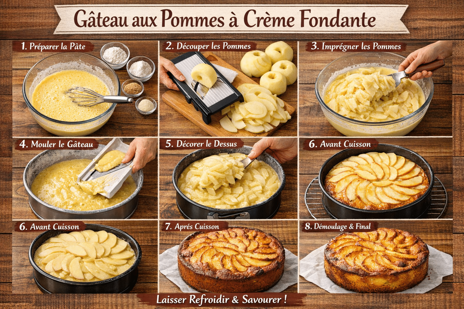 Étape par Étape: Tarte aux Pommes Ultra Crémeuse : Le Secret de l'Invisibilité Gourmande