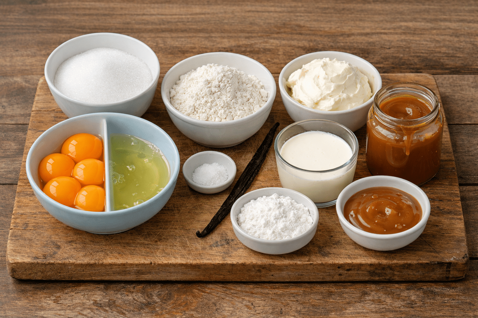 La Liste des Ingrédients : Roulé Nuage Vanille et Caramel Coulant La Liste des Ingrédients : Roulé Nuage Vanille et Caramel Coulant