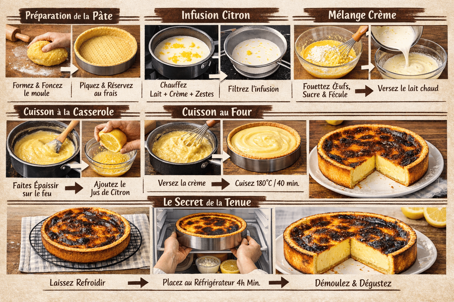 Étape par Étape: Flan au Citron De ma Grand-Mère