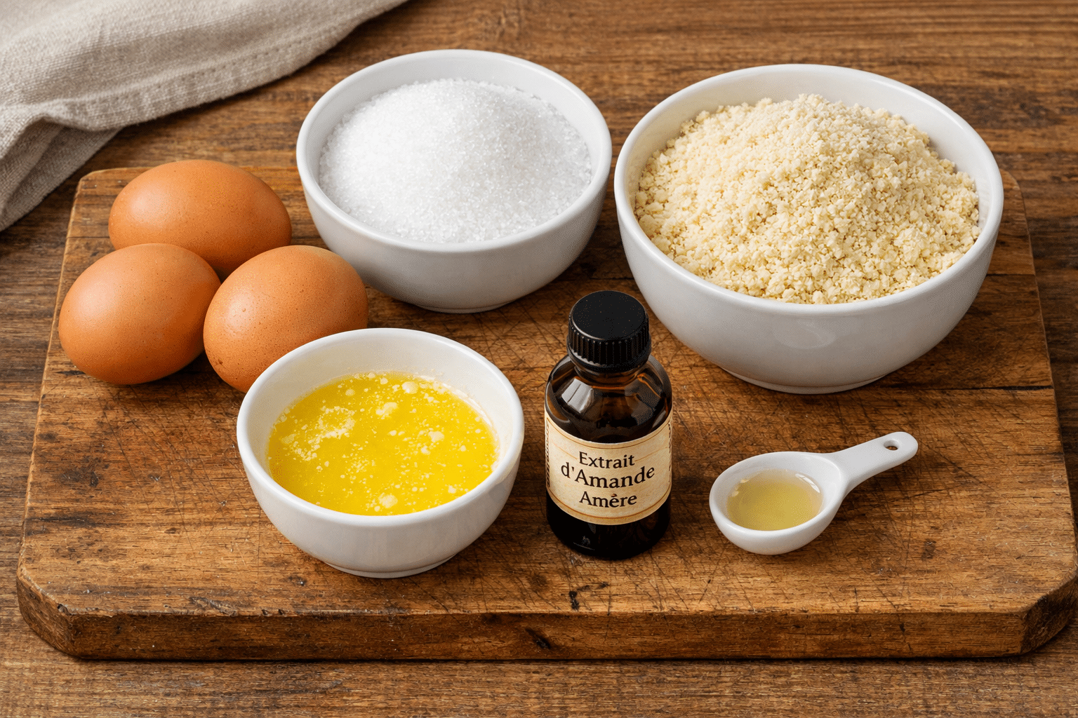 La Liste des Ingrédients : Gâteau fondant aux amandes La Liste des Ingrédients : Gâteau fondant aux amandes