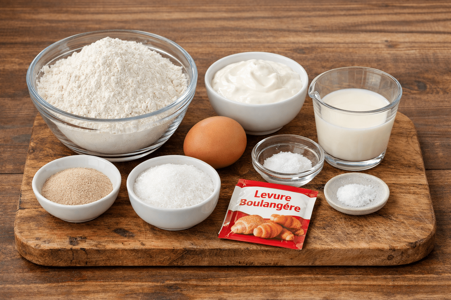 La Liste des Ingrédients : Petites Brioches au Yaourt La Liste des Ingrédients : Petites Brioches au Yaourt