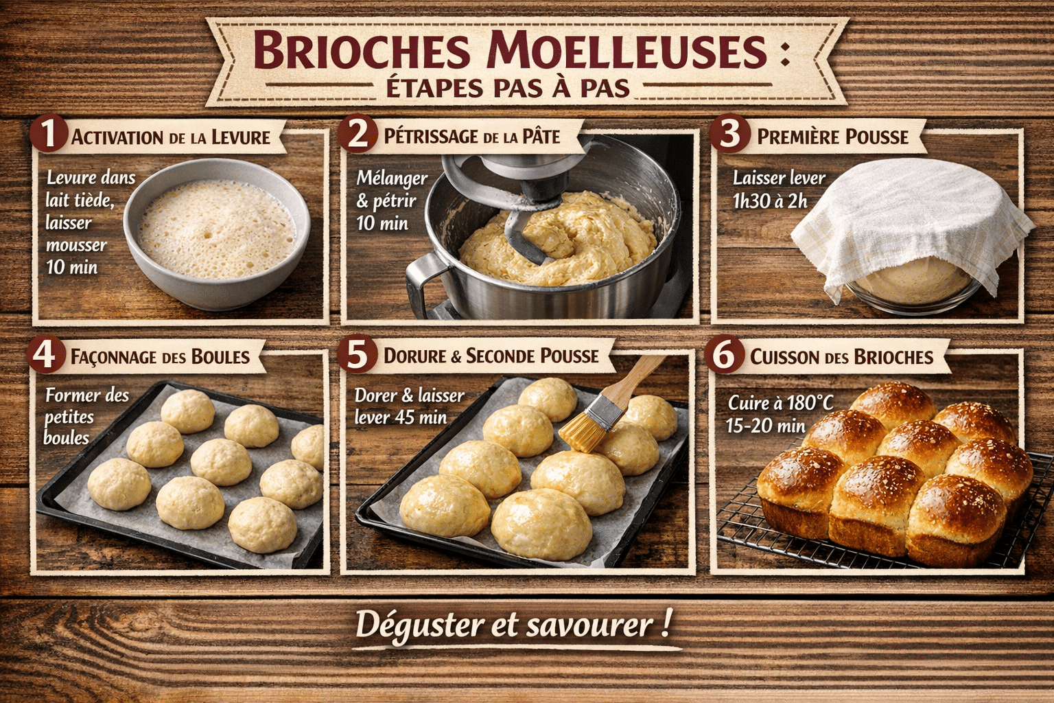 Étape par Étape: Petites Brioches au Yaourt