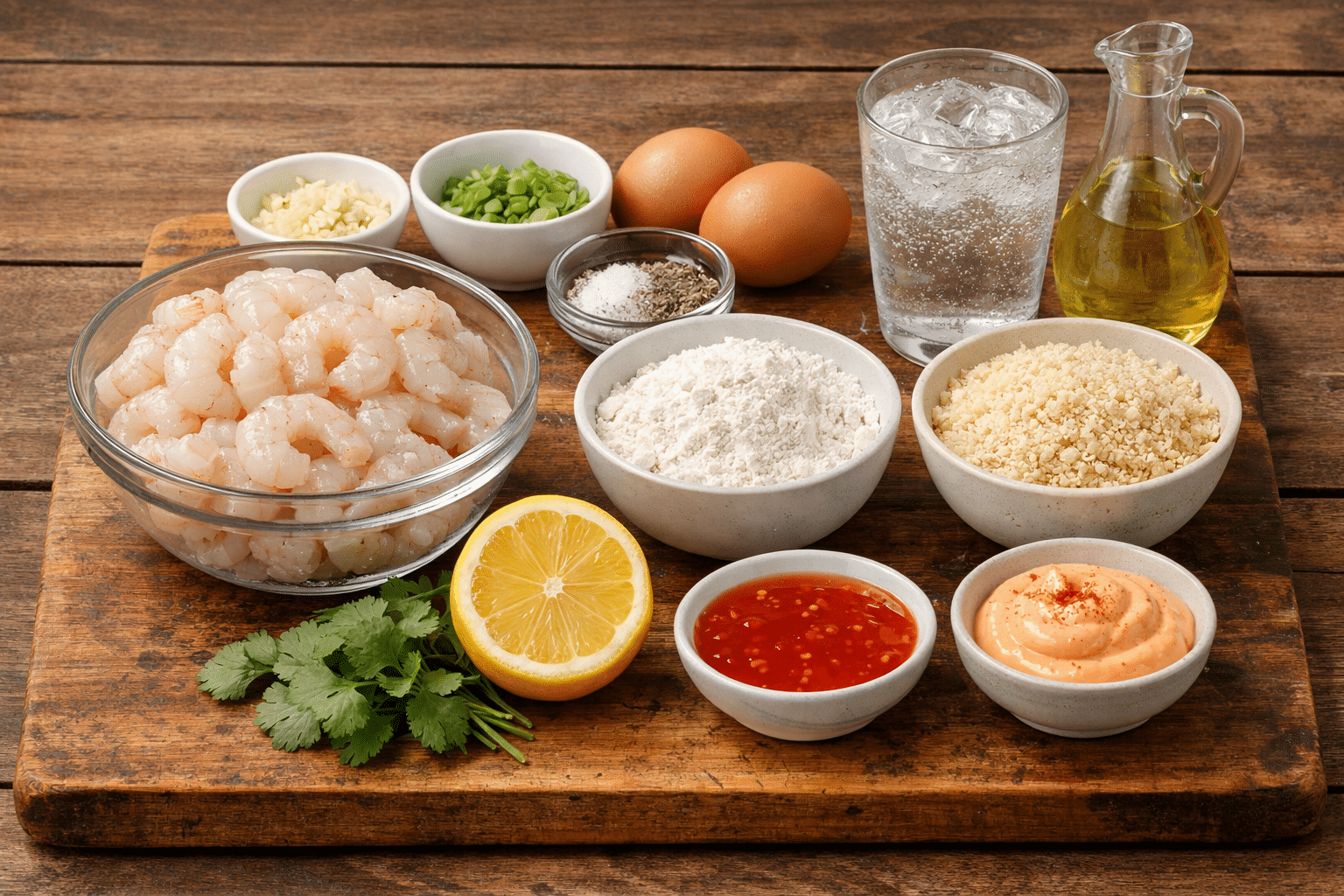 La Liste des Ingrédients : Beignets de Crevettes Croustillants au Panko La Liste des Ingrédients : Beignets de Crevettes Croustillants au Panko