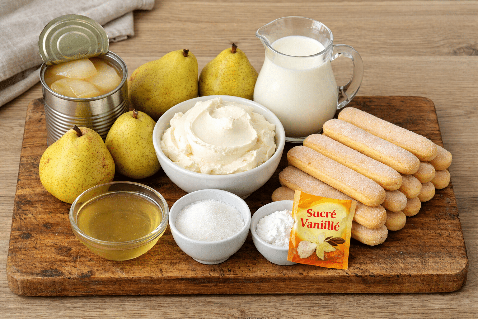 La Liste des Ingrédients : Charlotte facile poire chocolat délicieuse et rapide La Liste des Ingrédients : Charlotte facile poire chocolat délicieuse et rapide