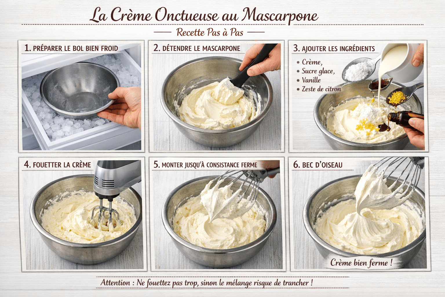 La Crème Onctueuse au Mascarpone