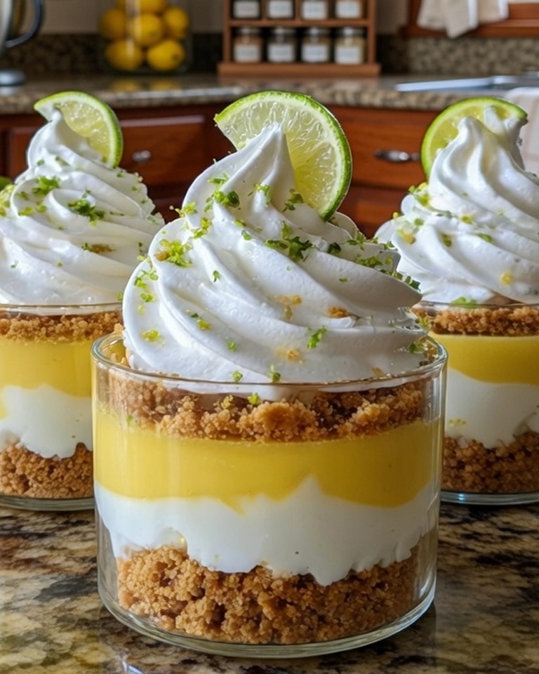 Verrines Façon Tarte au Citron Meringuée