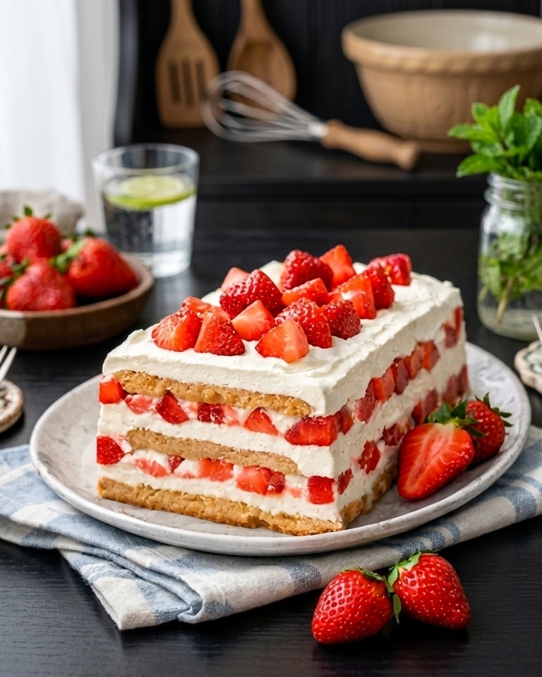 Terrine de Boudoirs aux Fraises : Le Secret du Dessert Sans Cuisson Ultime