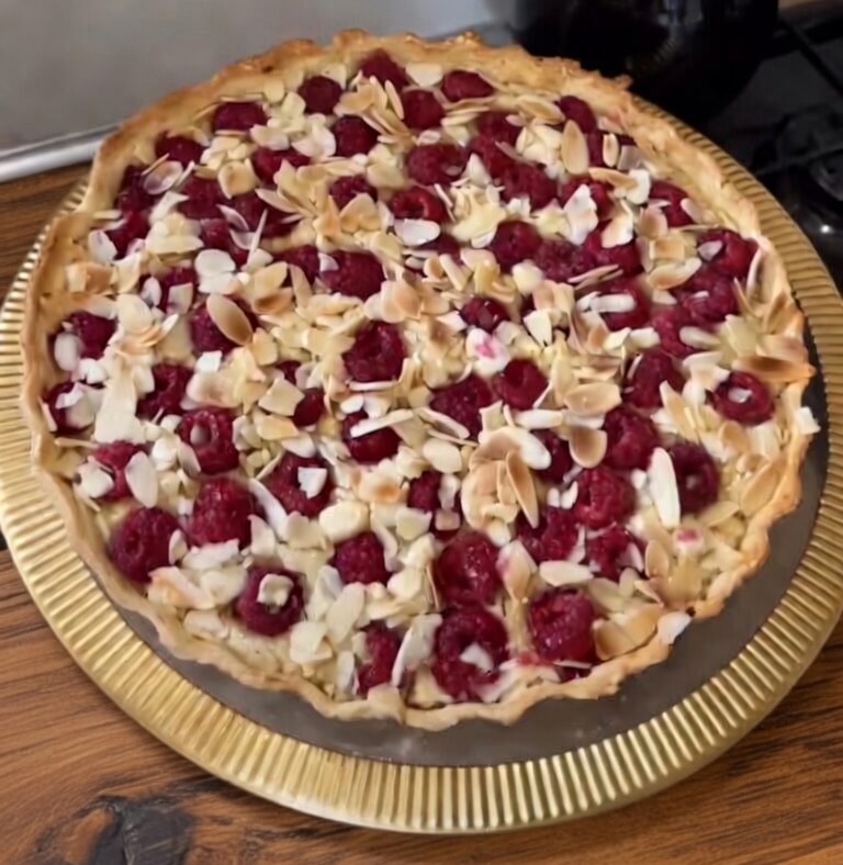 Tarte Amandine aux Framboises