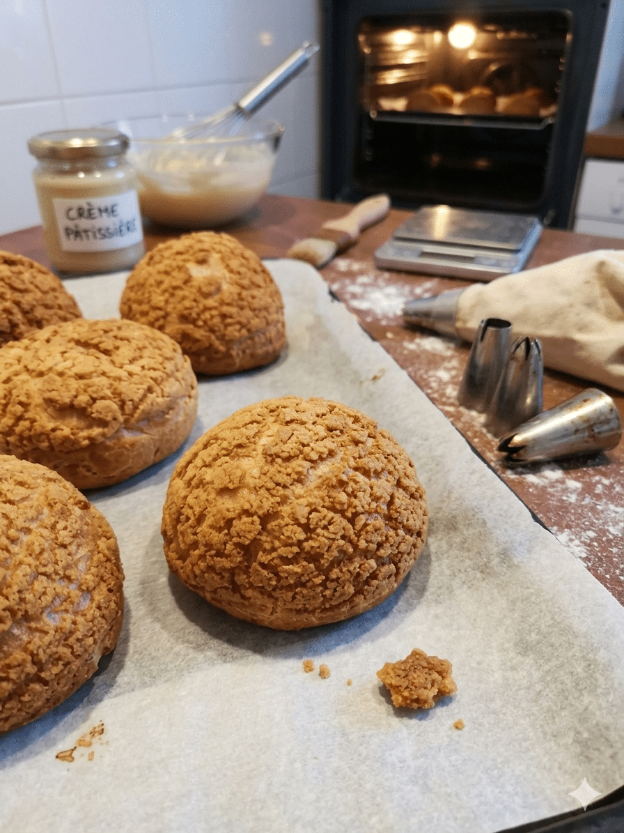 Étape par Étape: Choux à la Crème Chantilly Mascarpone et Chocolat Recette