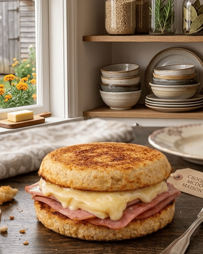 Croques façon “MacDo” à la raclette Recette Facile