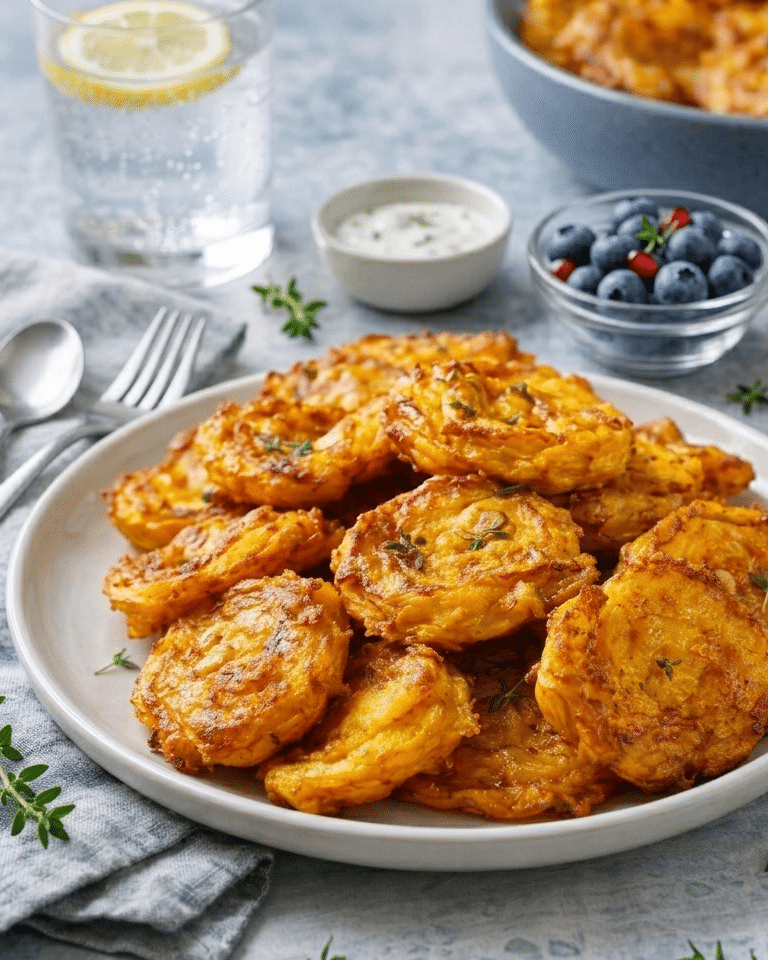 Délicieuses Galettes Croustillantes de Patate Douce