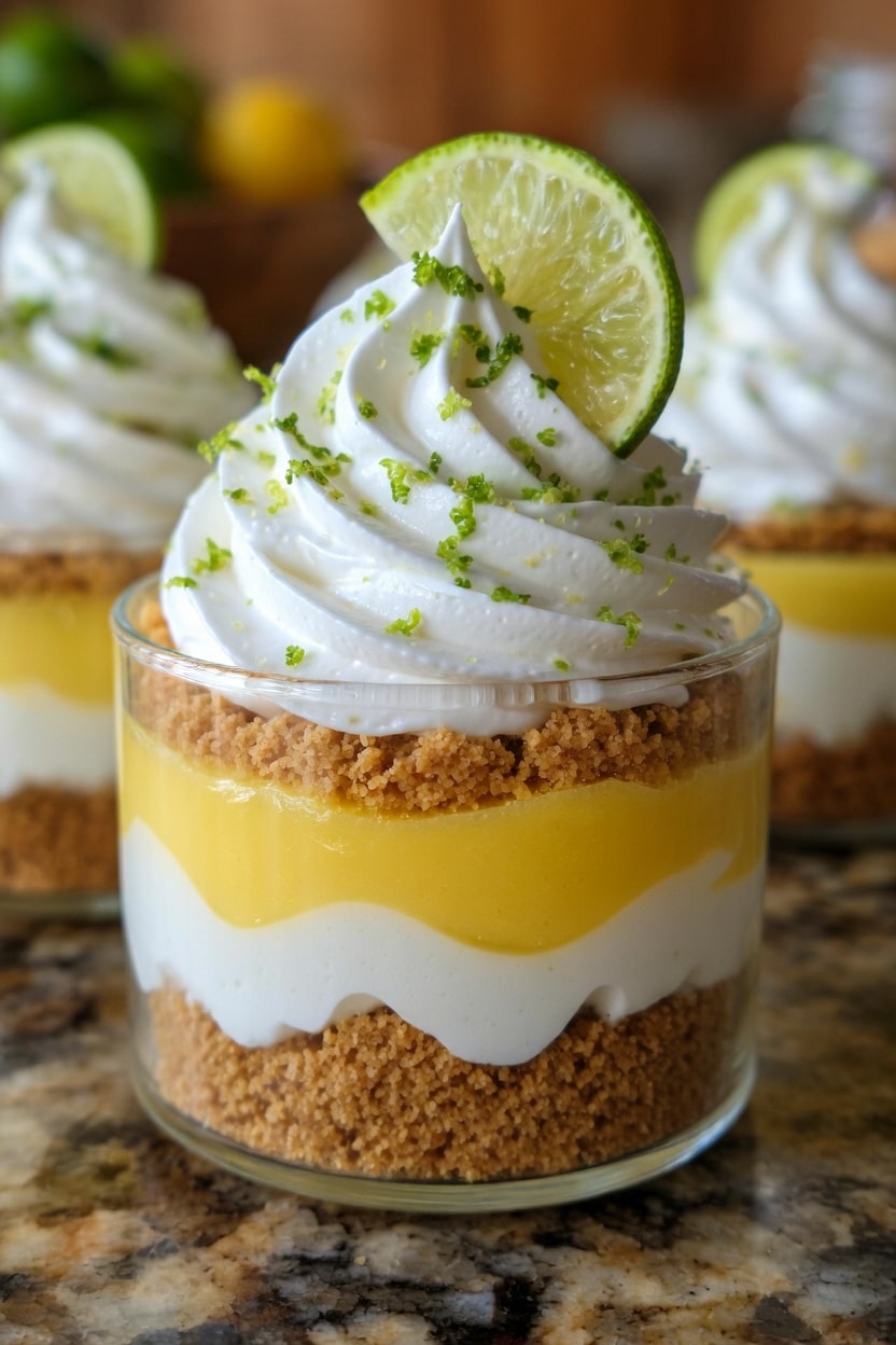 Verrines Façon Tarte au Citron Meringuée recette Facile