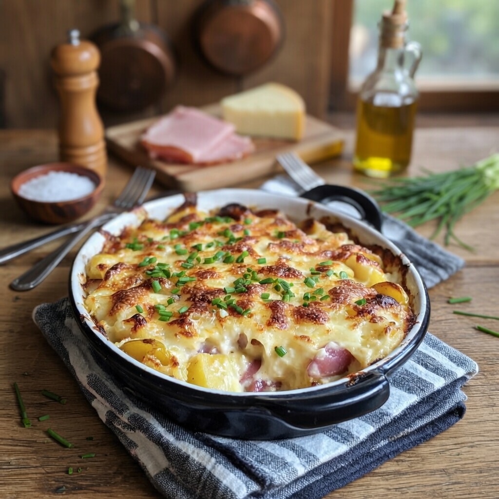 Gratin Réconfortant de Chou-Fleur et Pommes de Terre Recette Facile
