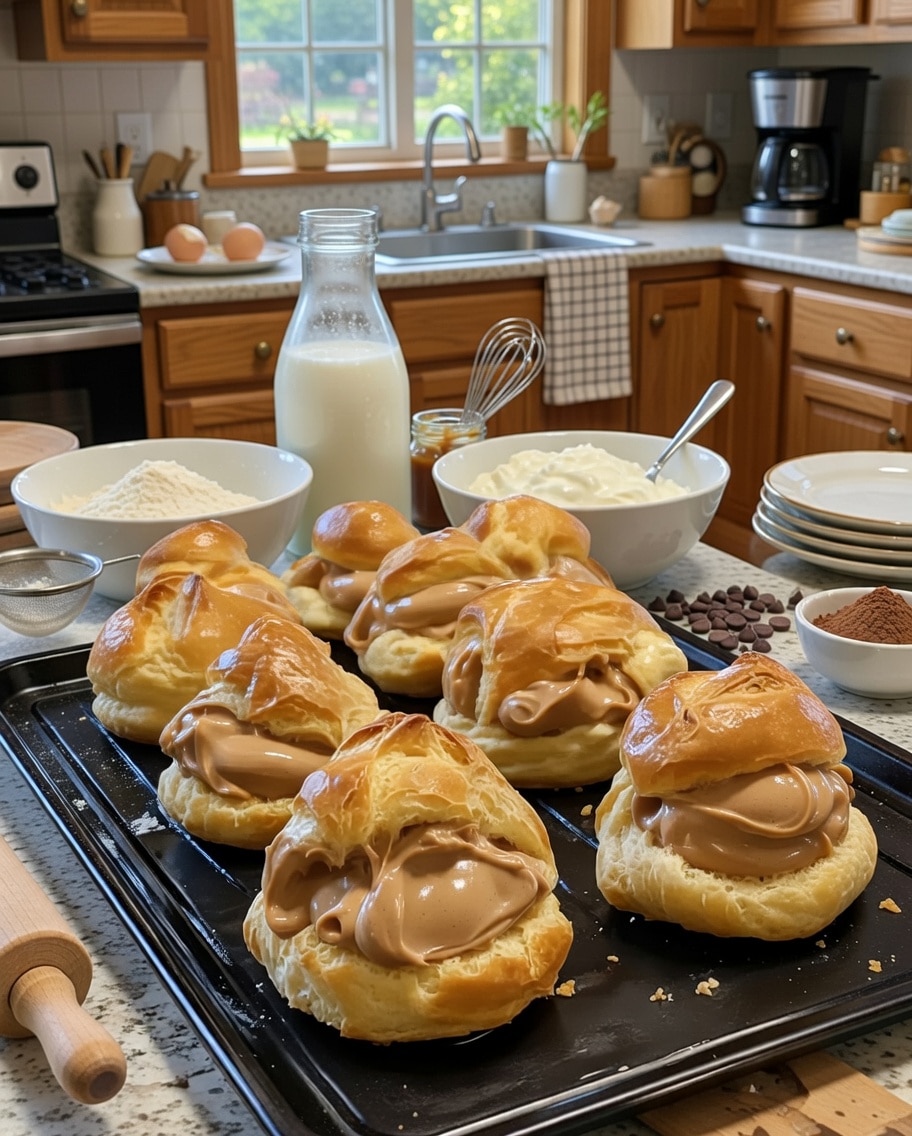 Choux à la Crème Café & Chocolat Blanc