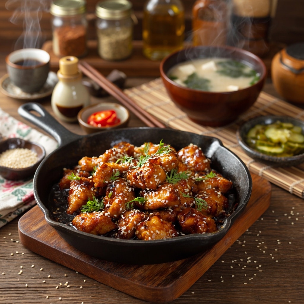 Poulet Miel et Soja Recette