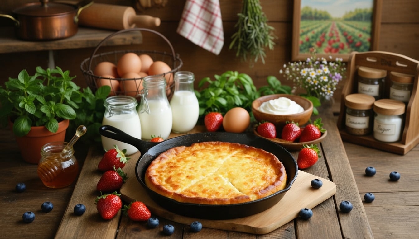 Gâteau aux Pommes à la Poêle