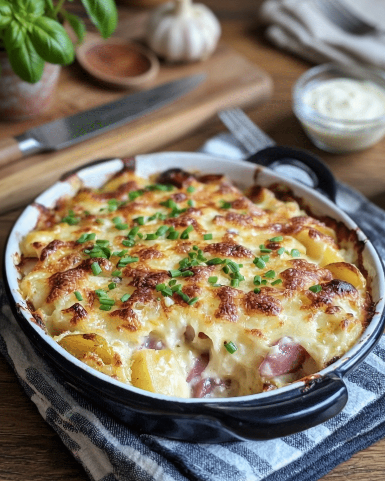 Gratin Réconfortant de Chou-Fleur et Pommes de Terre