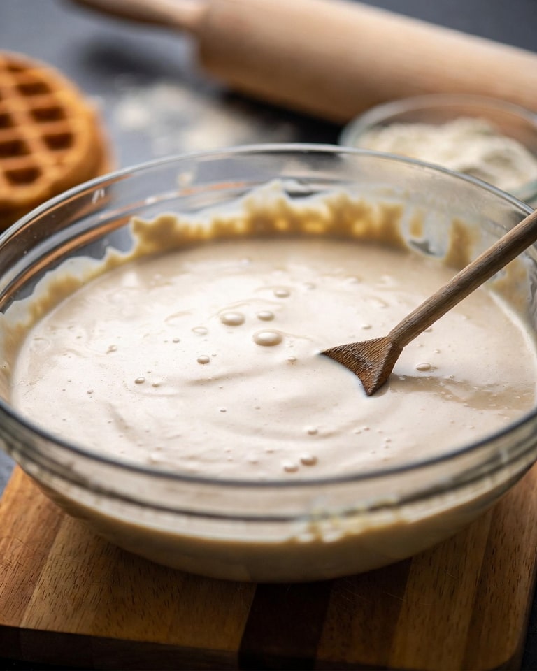 Pâte à Gaufres Rapide et Moelleuse : Des Gaufres Dorées, Croustillantes dehors et Ultra Tendres Dedans