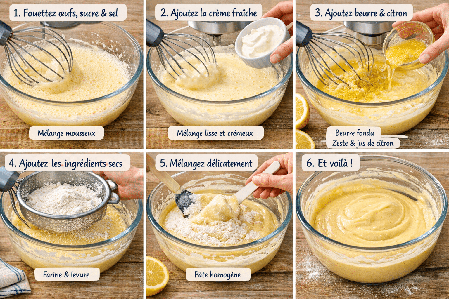 Gâteau au Citron à la Crème Fraîche