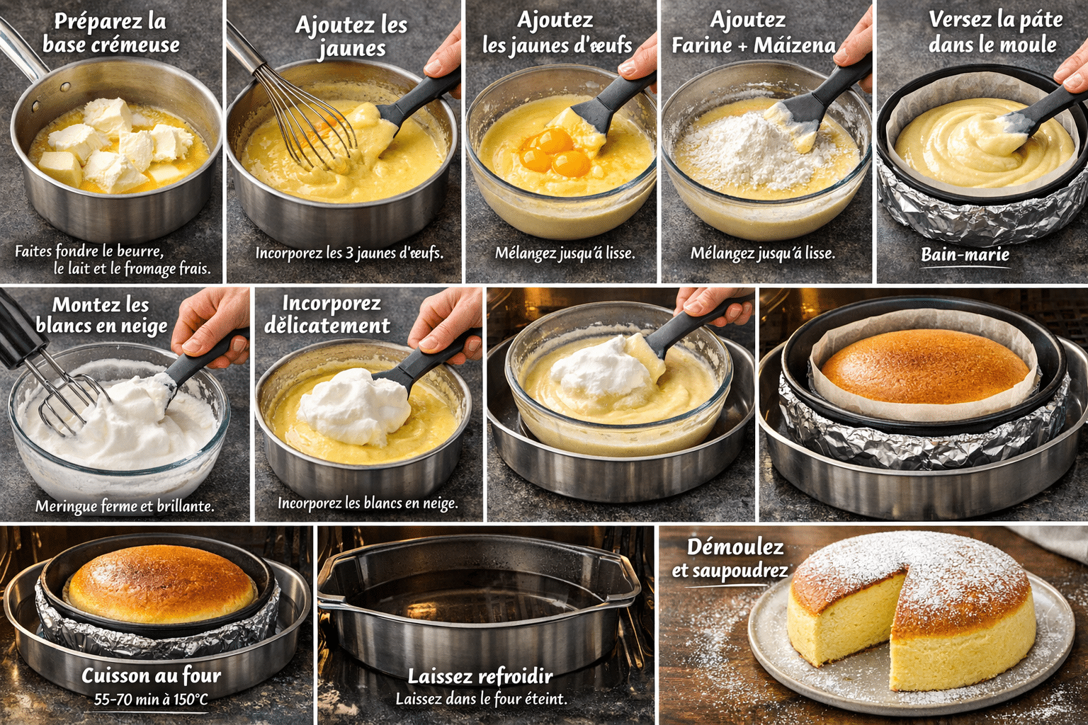 Étape par Étape: Gâteau Nuage Vanille : Le Dessert Ultra-Léger qui Fond en Bouche comme un Nuage