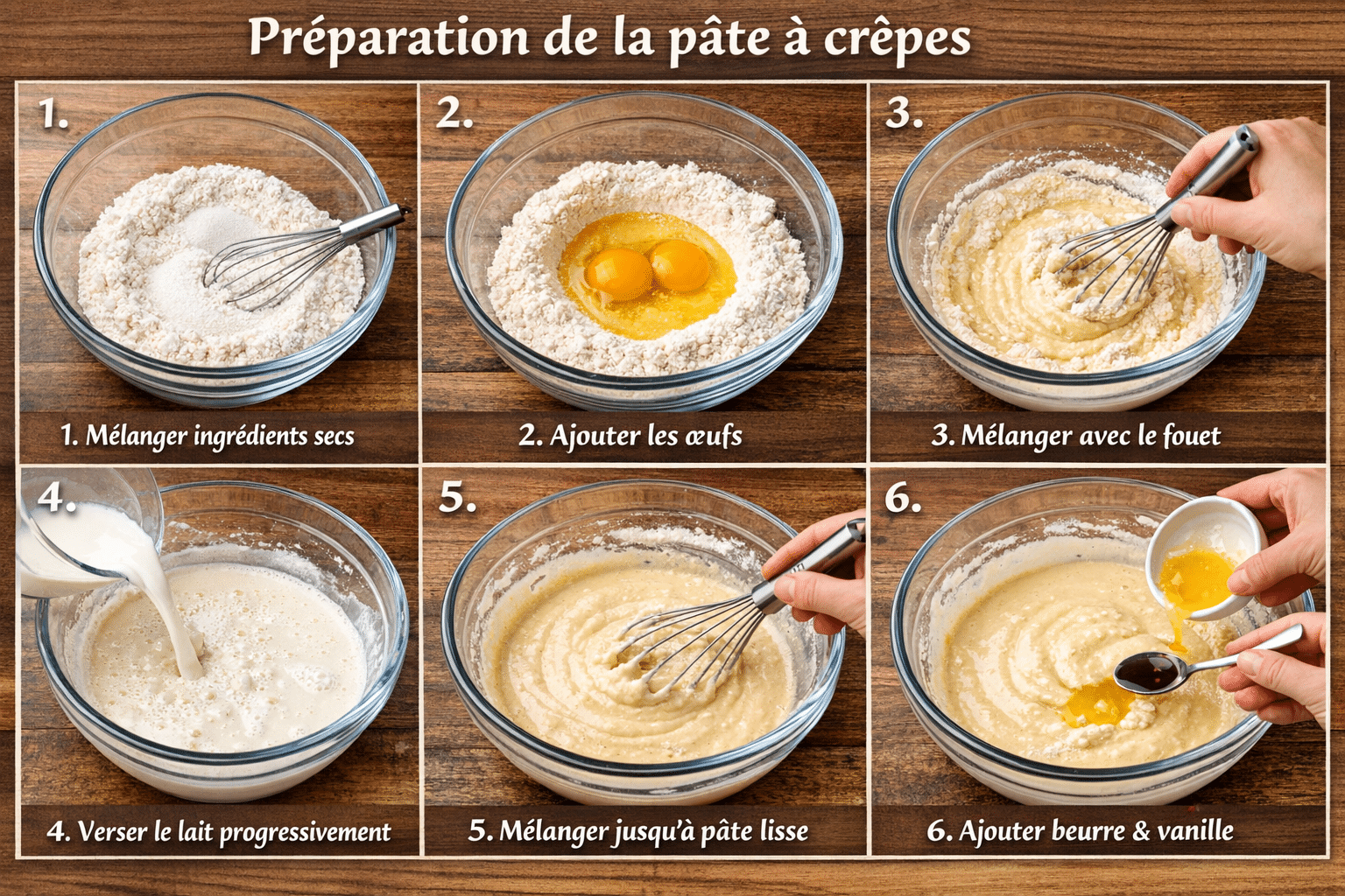 Pâte à Gaufres Rapide et Moelleuse :