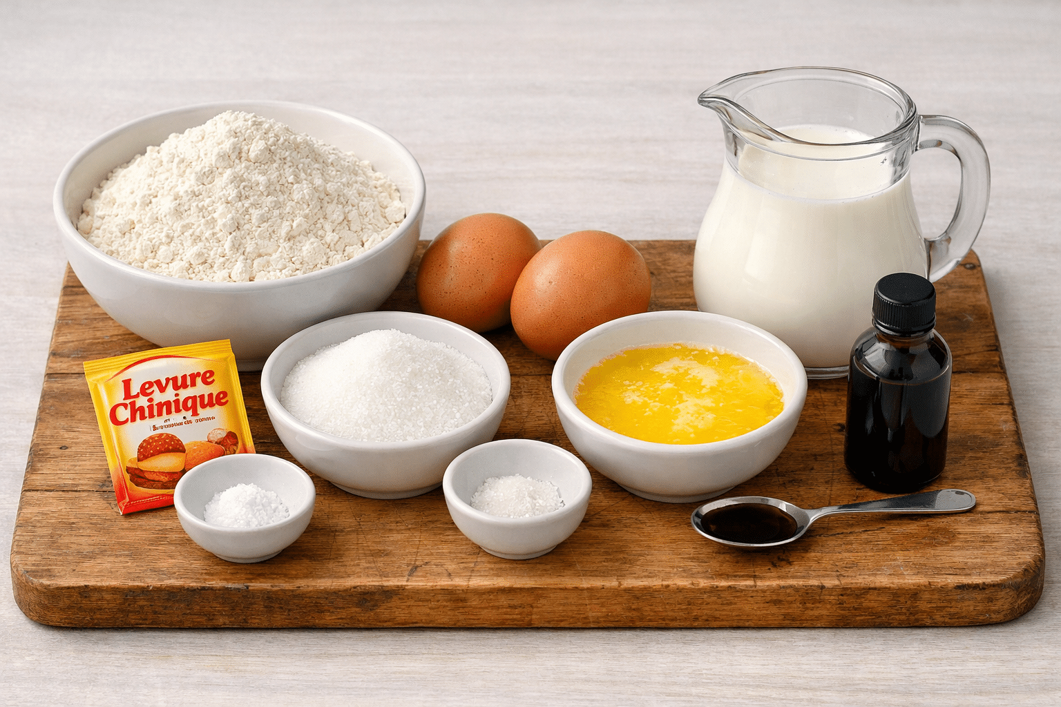 La Liste des Ingrédients : Pâte à Gaufres Rapide et Moelleuse