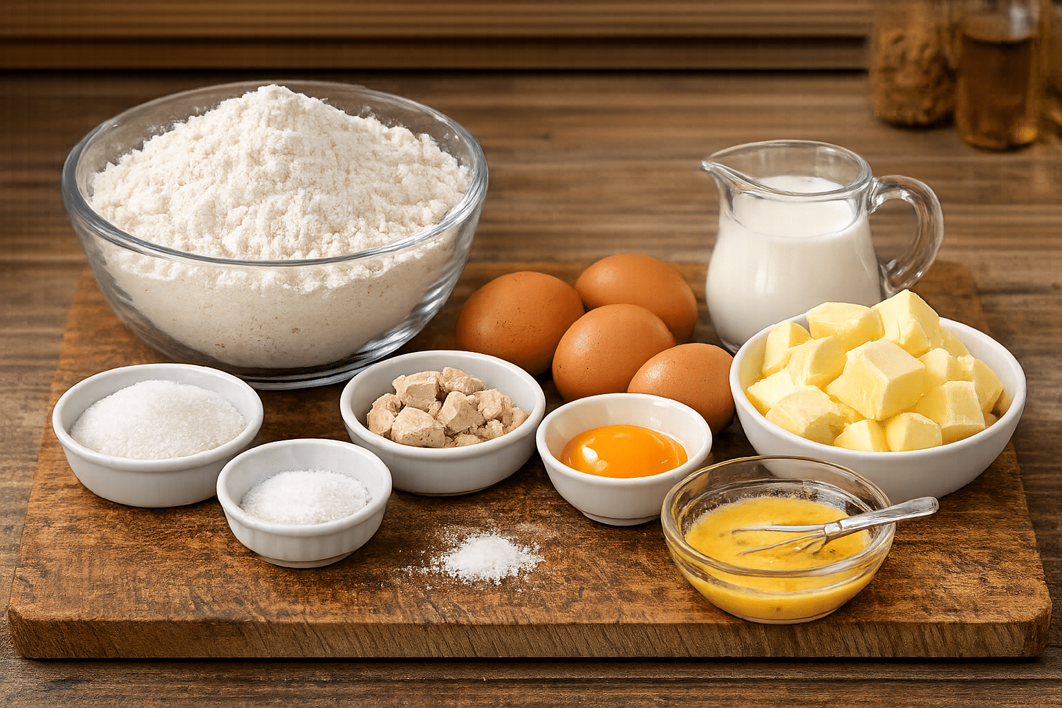 La Liste des Ingrédients : Pâte à Brioche Rapide et Facile La Liste des Ingrédients : Pâte à Brioche Rapide et Facile