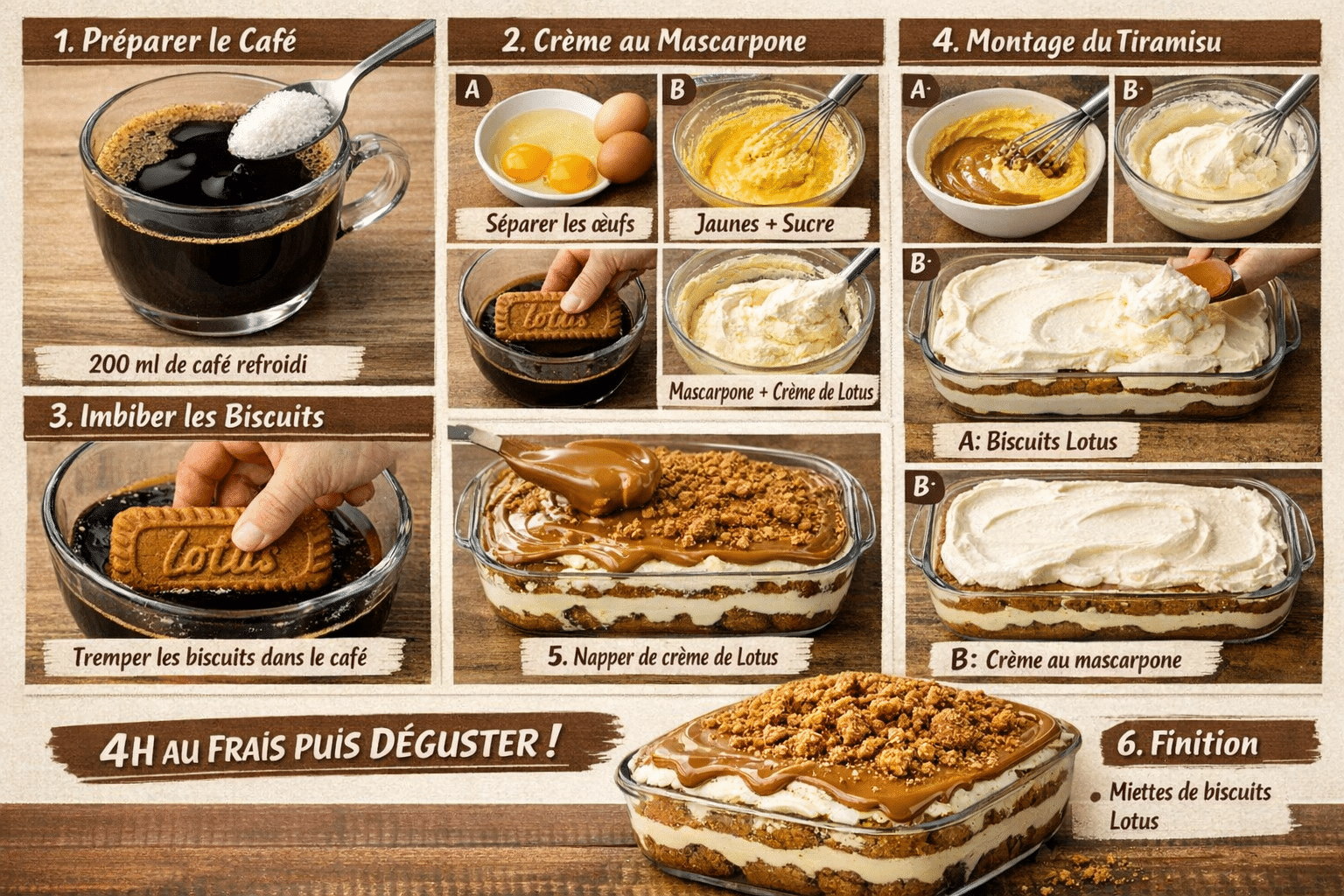 Étape par Étape: Tiramisu Lotus Speculoos