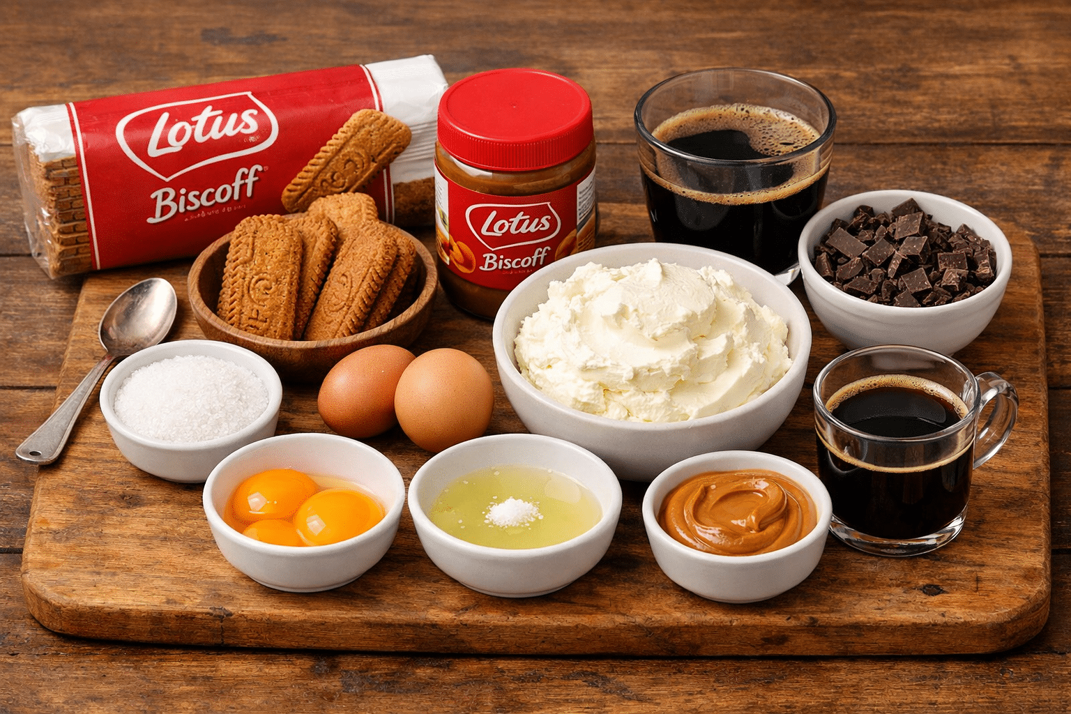 La Liste des Ingrédients : Tiramisu Lotus Speculoos