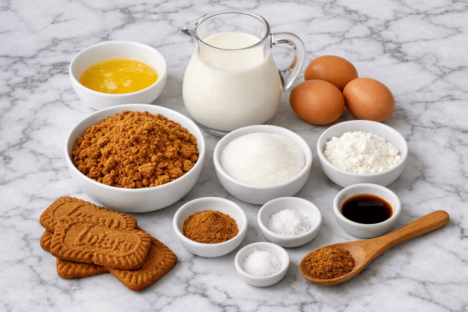 La Liste des Ingrédients : Flan au Spéculoos : Le Dessert Crémeux