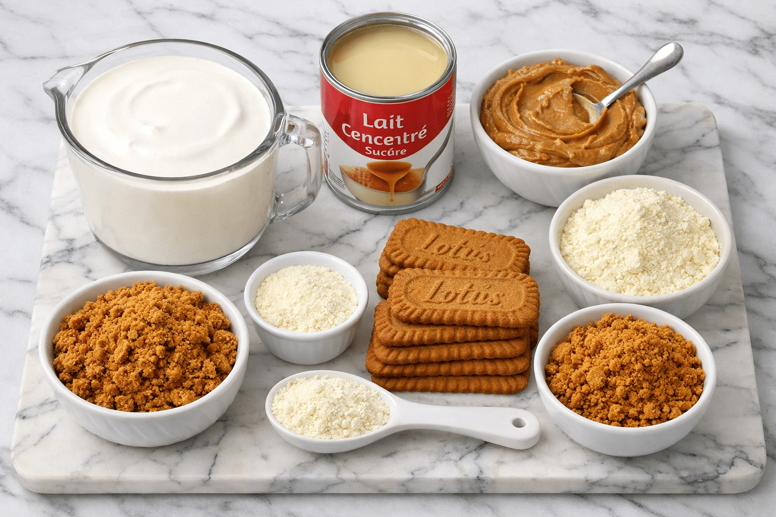 Verrines Biscoff Crème glacée