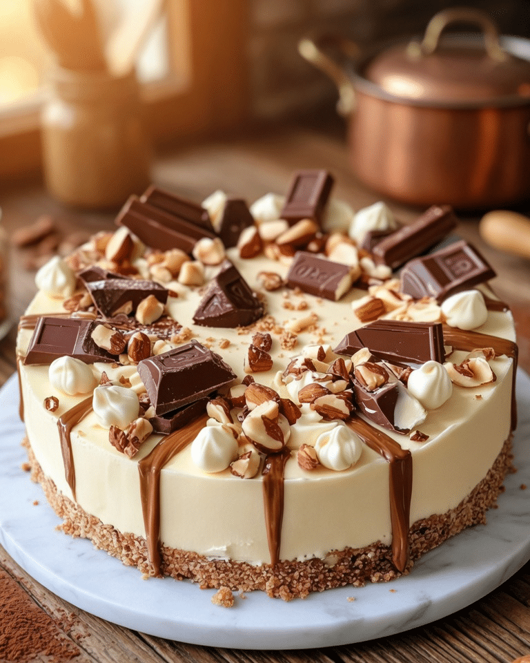 Tarte Kinder Bueno au Chocolat Blanc et Noisettes : Le Dessert Ultra Gourmand, Croustillant et Fondant qui Fait Craquer Tout le Monde