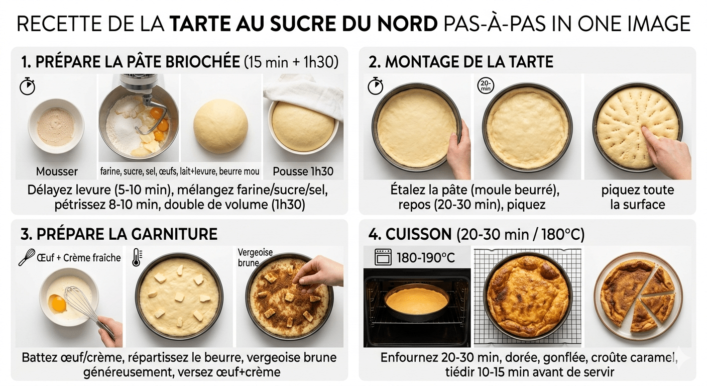 Étape par Étape: Tarte au Sucre Moelleuse du Nord : La Recette Traditionnelle