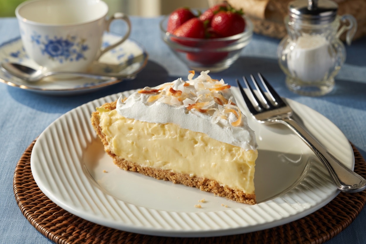 Tarte à la Crème à la Noix de Coco : La Recette Ultra Onctueuse Tarte à la Crème à la Noix de Coco : La Recette Ultra Onctueuse