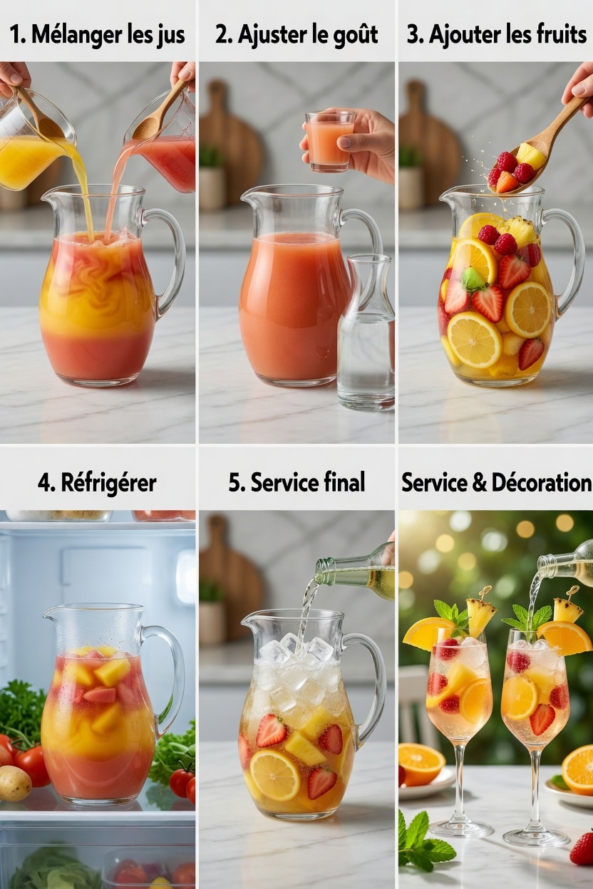 Étape par Étape: Punch Tropical La Recette Facile