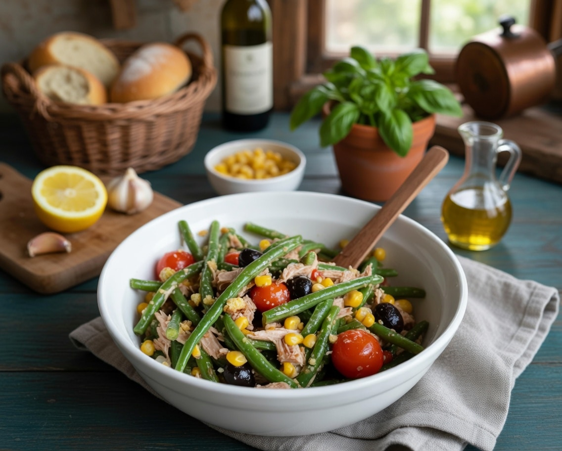 Salade Haricots Verts Tomates et Thon : La Recette Fraîche, Saine Salade Haricots Verts Tomates et Thon : La Recette Fraîche, Saine