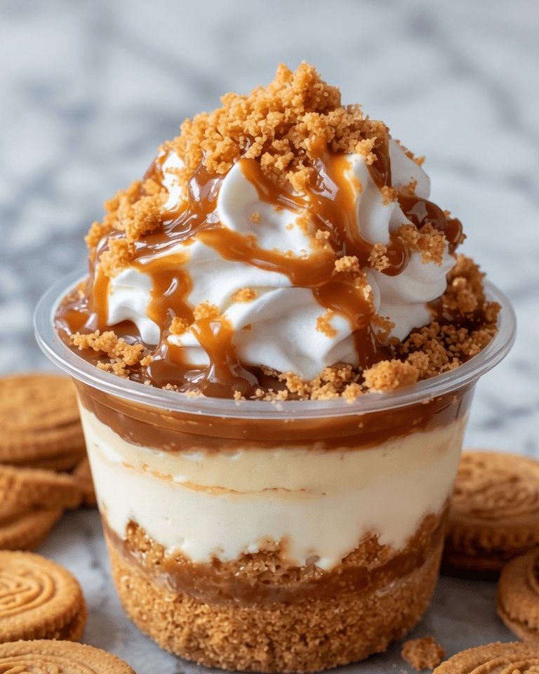 Verrines Biscoff Crème glacée : Le Dessert Ultra Crémeux