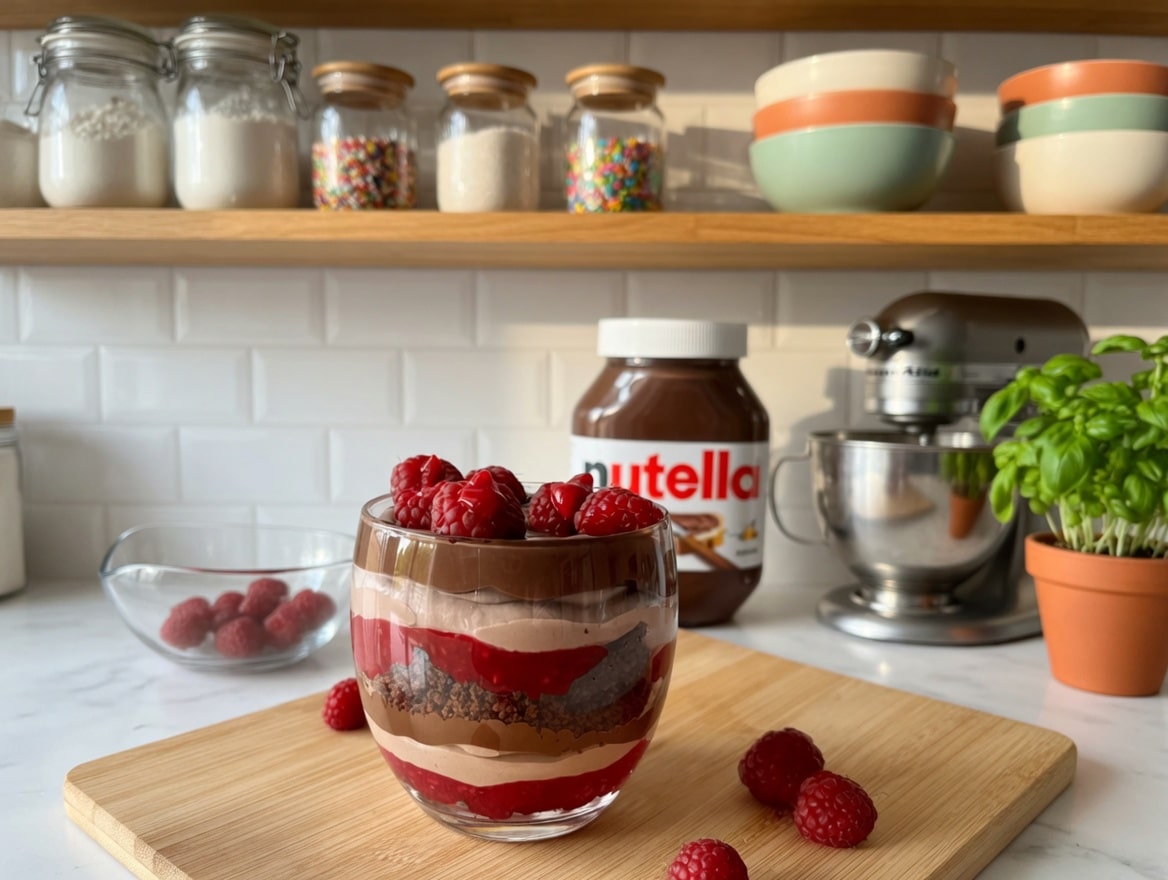 Verrine Fraise Nutella