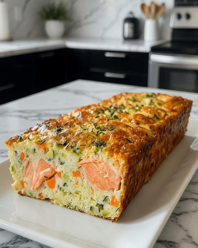 Flan Léger Courgettes & Saumon