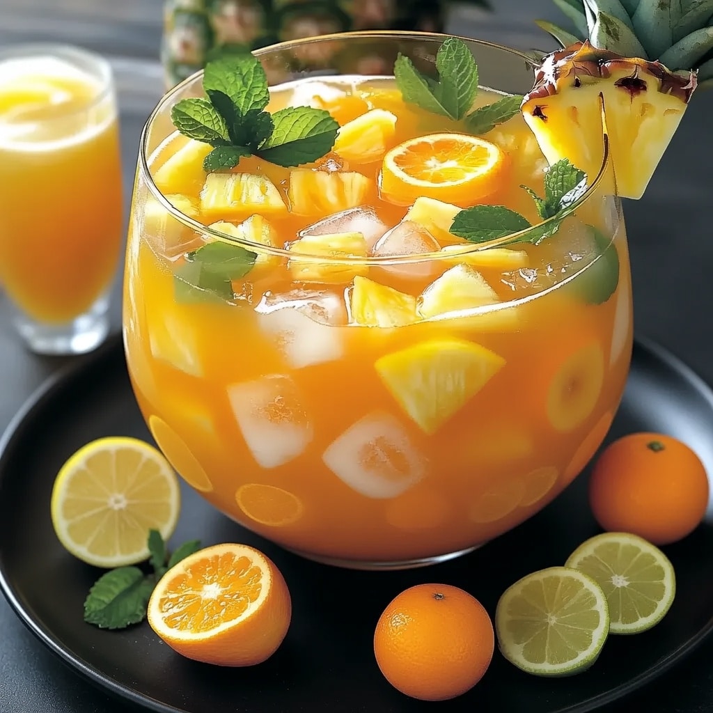 Punch tropical facile et simple