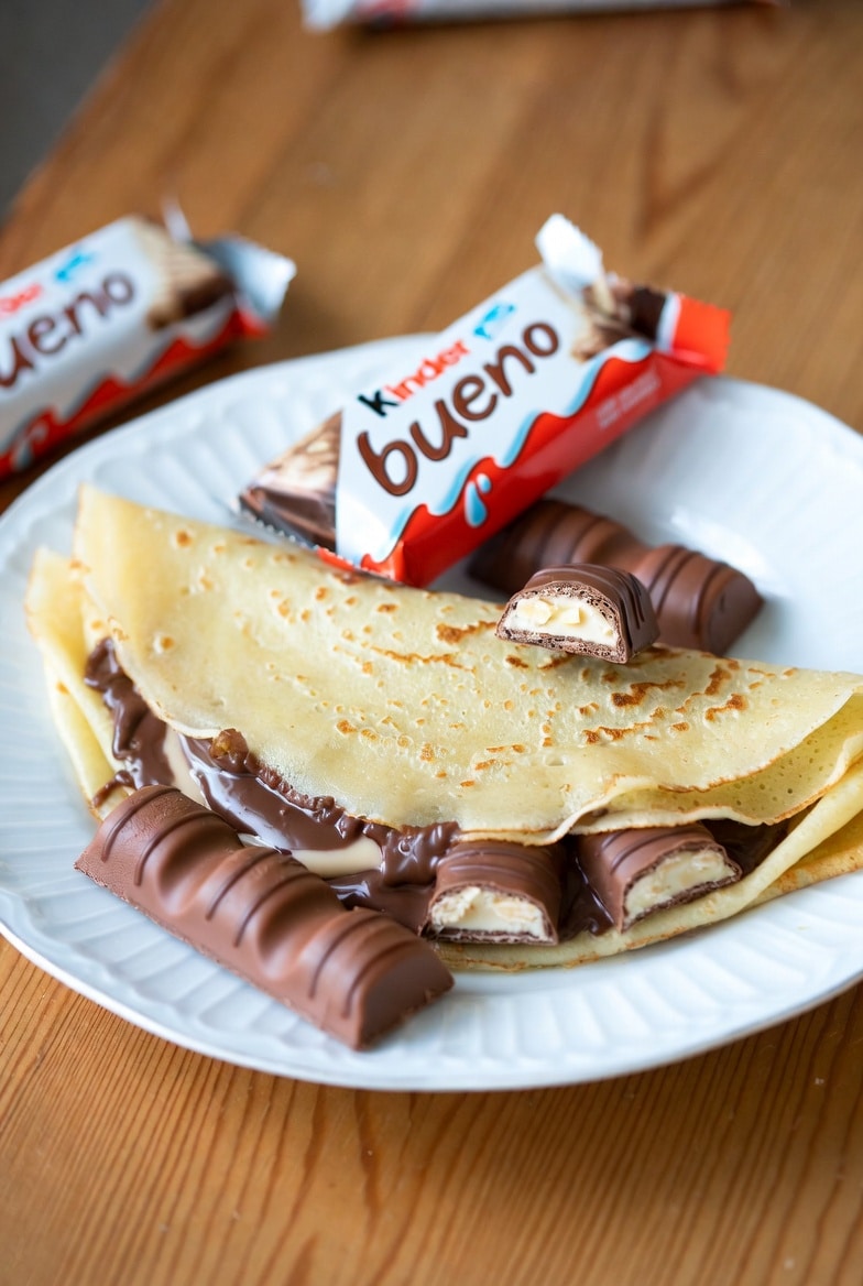 Crêpes Kinder Bueno ultra gourmandes : la recette décadente qui fait fondre