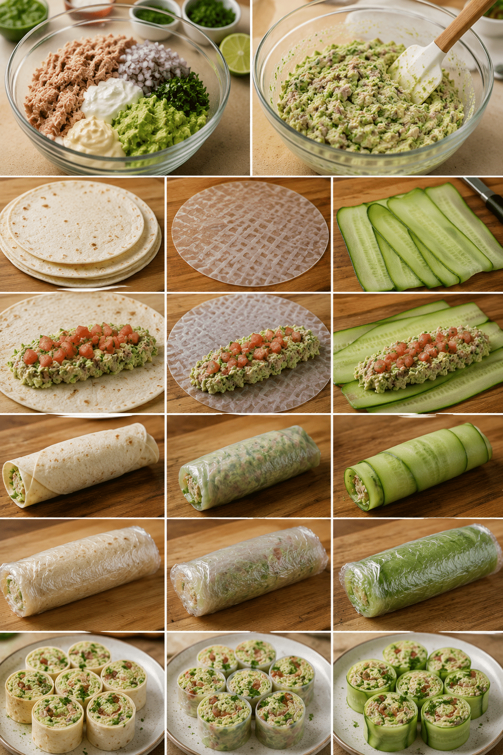 Preparation Guide: Petits Roulés Thon Avocat : la recette fraîche et gourmande parfaite pour l’apéro ou le déjeuner léger