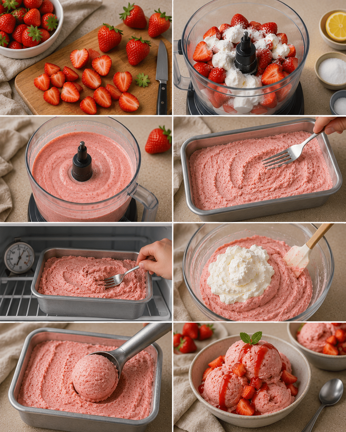 Étape par Étape: Glace Fraise Skyr WW : la recette légère, crémeuse et gourmande sans culpabilité