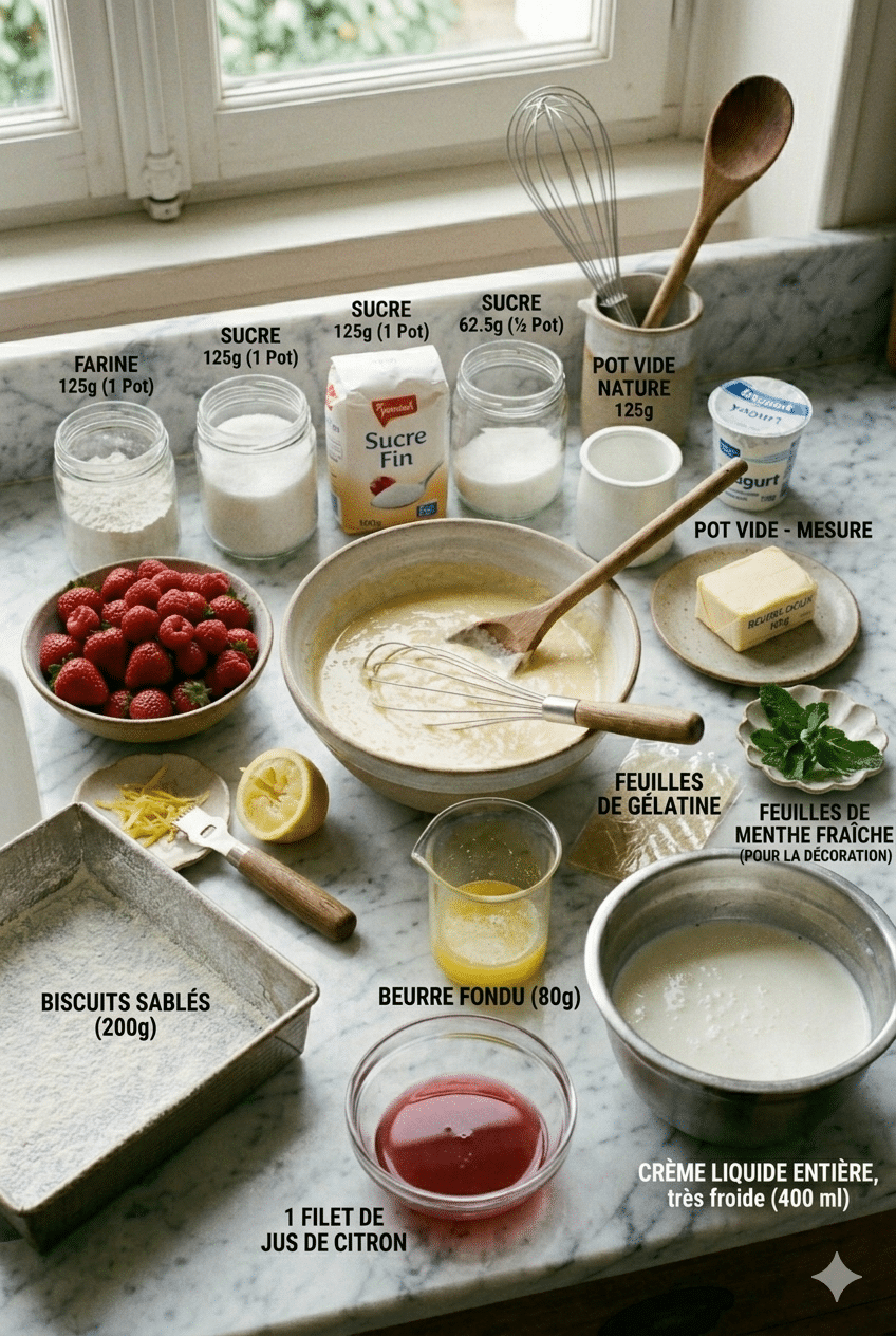 La Liste des Ingrédients : Bavarois Fraises Framboises : La Recette Raffinée et Légère qui Fait Sensation à Chaque Fête