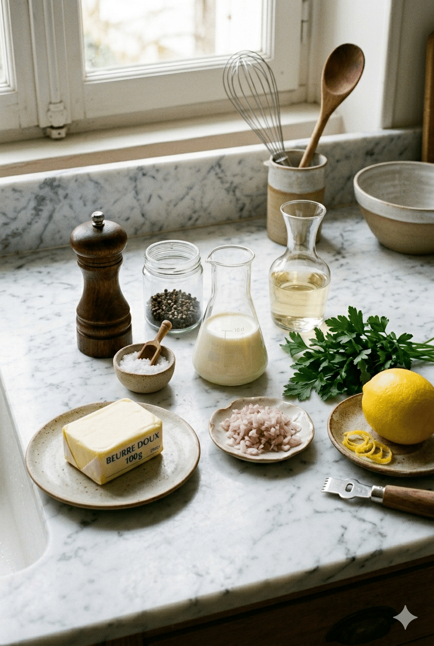 La Liste des Ingrédients : Sauce Beurre Citron pour Poisson : La Recette Élégante et Irrésistible qui Sublime Vos Poissons