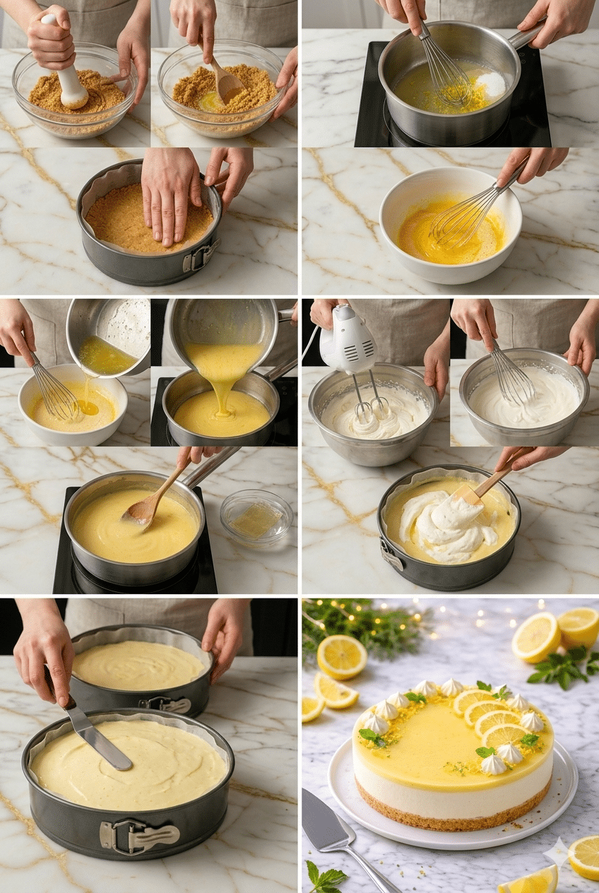 Étape par Étape: Bavarois au Citron : Le Dessert Léger, Rafraîchissant et Élégant qui Fait Sensation