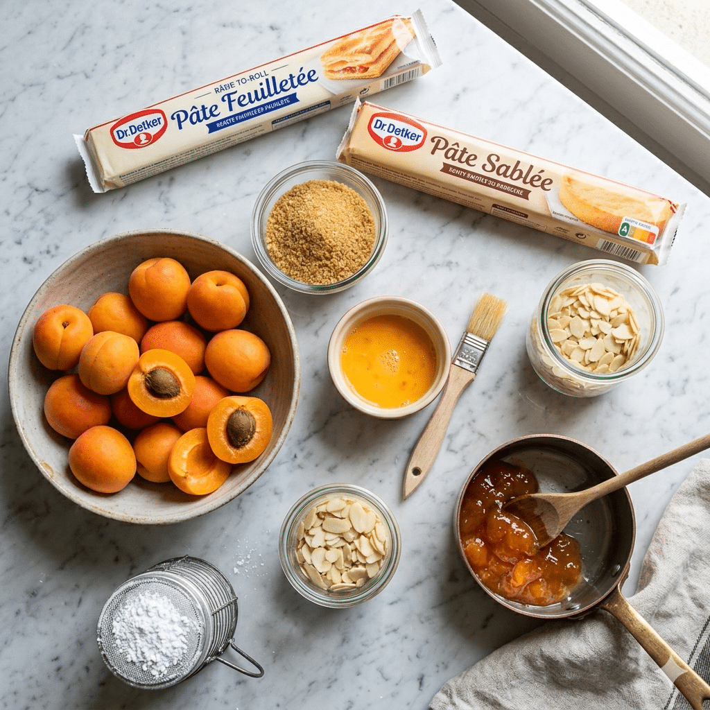 Ingredients List: Tarte Oranaise (Couronne aux Abricots) : La Recette Traditionnelle